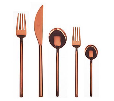 Mepra Due Bronzo 5-Piece Flatware Set