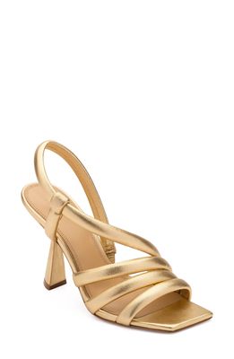 Mercedes Castillo Aline Strappy Sandal in Gold