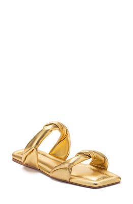 Mercedes Castillo Frida Slide Sandal in Gold