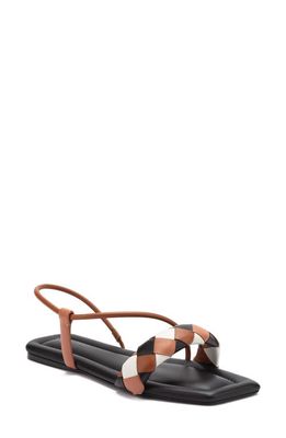 Mercedes Castillo Thalia Nappa Leather Sandal in Black-Multi