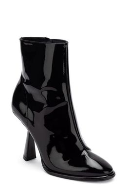Mercedes Castillo Zoe Soft Patent Leather Ankle Boots in Black