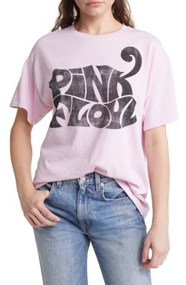 Merch Traffic Pink Floyd Cotton Graphic Tee in Pink Overdye