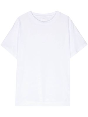 Merci logo-print cotton T-shirt - White