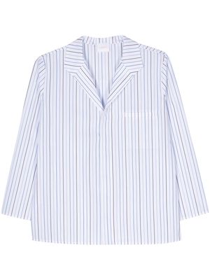 Merci striped cotton shirt - White