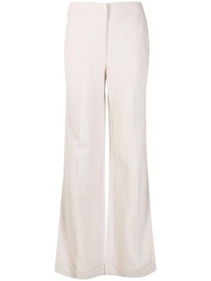 Merci wide-leg concealed-fastening trousers - Neutrals