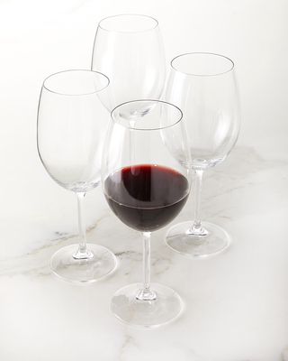 Meridian Stemmed Red Wine Glasses, Set of 4