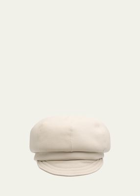 Merino Wool & Leather Carnaby Hat