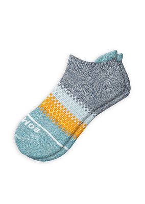 Merino-Wool Blend Sunset Stripe Ankle Socks