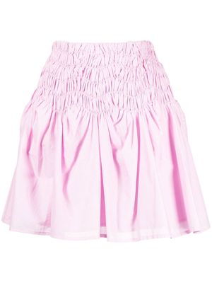 Merlette elasticated waistband mini-skirt - Pink