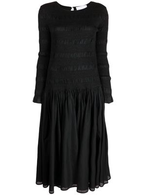 Merlette Syden cotton midi dress - Black