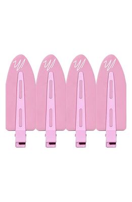 Mermade Hair 4-Pack Jumbo No-Crease Hair Clips in Pink