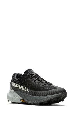 Merrell Agility Peak 5 Trail Sneaker in Black/Granite
