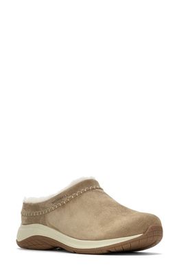 Merrell Encore Ice 5 Water Resistant Faux Shearling Clog in Camel