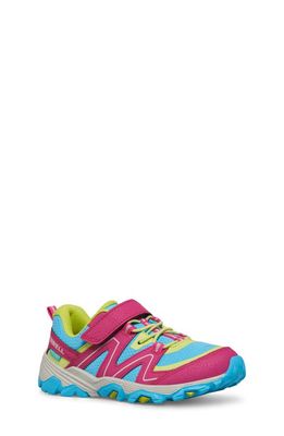 Merrell Kids' Trail Quest Sneaker in Berry/Lime/Turq