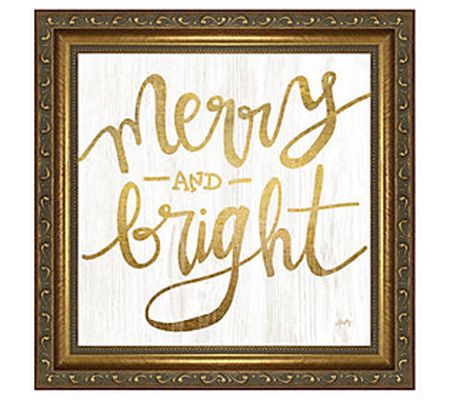 Merry & Bright Framed Art by Timeless Frames an d Decor
