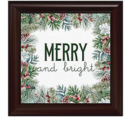 Merry and Bright Framed Art by Timeless Frames