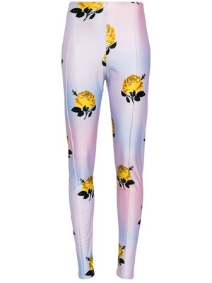 MERYLL ROGGE floral-print skinny trousers - Multicolour