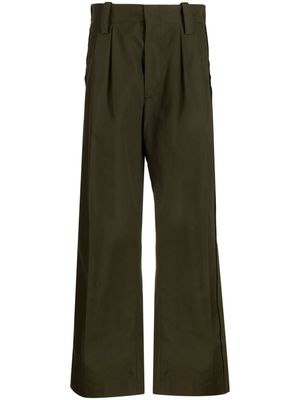 MERYLL ROGGE high-waist wide-leg trousers - Green