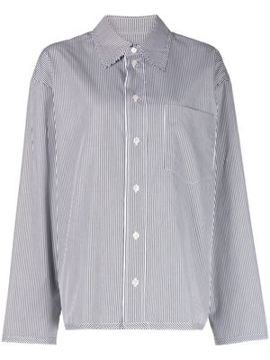 MERYLL ROGGE striped cotton shirt - Black