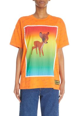 Meryll Rogge x Beni Bischof Loose Fit Graphic T-Shirt in Orange