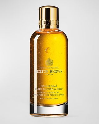 Mesmerizing Oudh Accord and Gold Precious Body Oil, 3.3 oz.