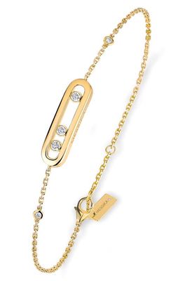 Messika Baby Move Diamond Bracelet in Yellow Gold/Diamond