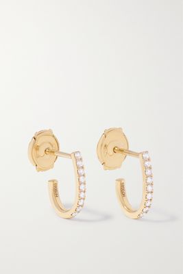 Messika - Gatsby Xs 18-karat Gold Diamond Hoops Earrings - one size