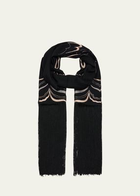 Metal Wall Cashmere Scarf