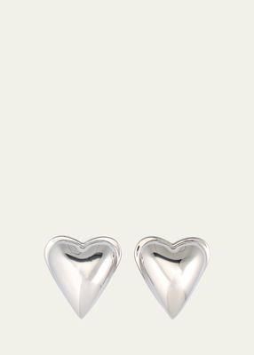 Metallic Bombe Heart Earrings