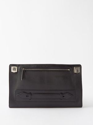 Métier - Runaway I Leather Pouch - Mens - Navy