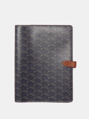 Métier - X G.f. Smith Coated-canvas Notebook Cover - Mens - Navy