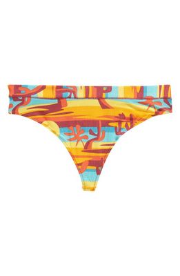 MeUndies FeelFree Thong in Desert Sun