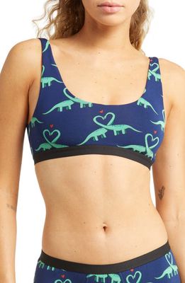 MeUndies Print Bralette in Dino Love