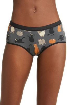 MeUndies Print Hipster Briefs in Gotta Be Kitten Me