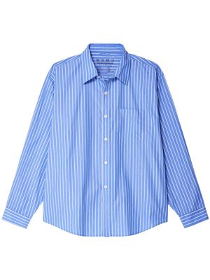 mfpen Executive pinstripe shirt - Blue