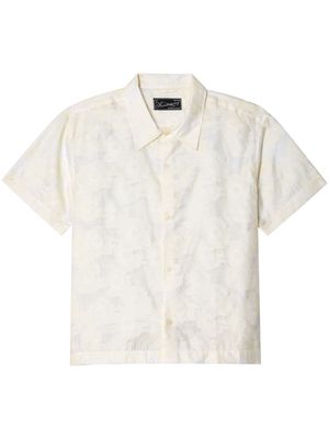 mfpen Holiday floral-jacquard cotton shirt - Neutrals