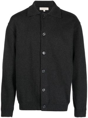 mfpen long-sleeved polo cardigan - Black