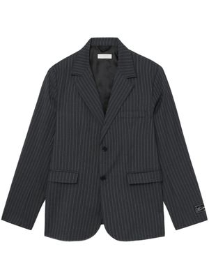 mfpen pinstripe wool blazer - Grey