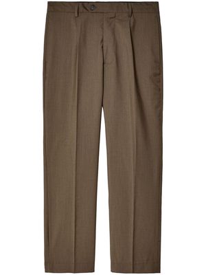 mfpen straight-leg wool trousers - Brown