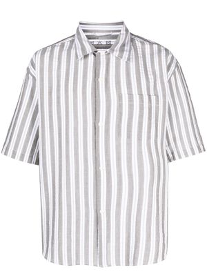 mfpen striped short-sleeve shirt - Grey
