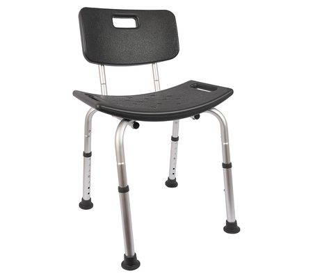 MGC HEALTH Bath Seat with Back Rest in Microban