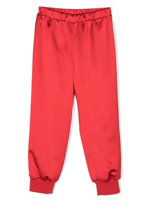 Mi Mi Sol elasticated-waist track trousers - Red