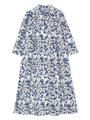 Mi Mi Sol floral-print maxi dress - Blue