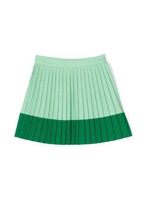 Mi Mi Sol pleated cotton skirt - Green