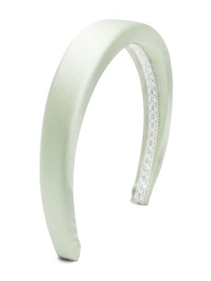 Mi Mi Sol satin-finish padded headband - Green