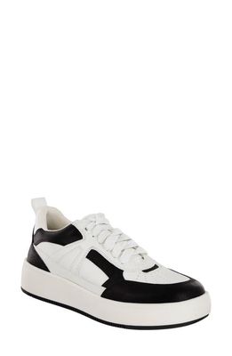 MIA Dice Colorblock Sneaker in White/Black