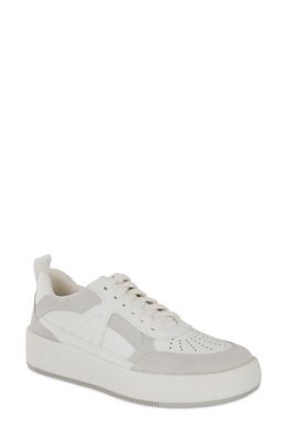 MIA Dice Colorblock Sneaker in White/Off White