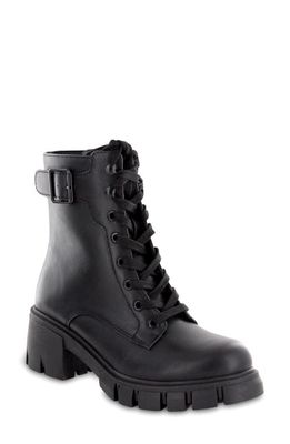 MIA Thassie Lace-Up Bootie in Black