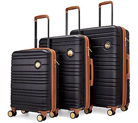 Miami CarryOn Brickell 3 pc Expandable Retro Sp inner Luggage