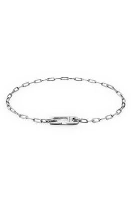 Miansai Men's Annex Volt Link Bracelet in Polished Silver